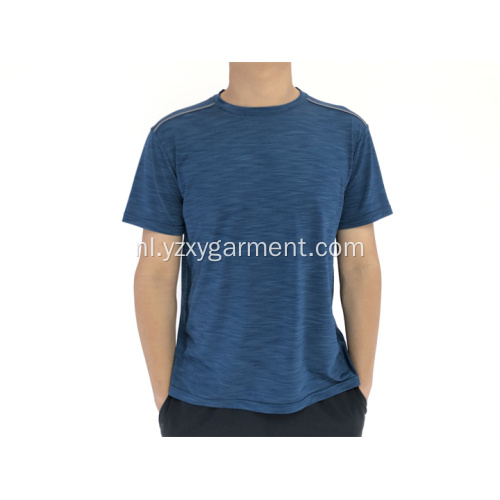 Donkerblauw Sneldrogend casual T-shirt